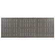 Modway Shore 9-Piece Extendable Aluminum Patio Dining Set in Silver and Black