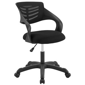 modway thrive mesh ergonomic adjustable swivel office chair
