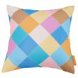 Modway 2-Piece Polyester Fabric Outdoor Patio Pillow Set in Diamond