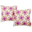 Modway Modern Polyester Fabric Outdoor Patio Single Pillow in Starburst