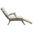 Modway Envisage Outdoor Patio Wicker Rattan Lounge Chair in Light Gray/Beige