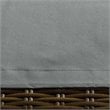 Modway Immerse Polyester Fabric Outdoor Canopy Daybed Cover in Gray