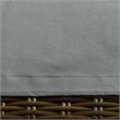 Modway Immerse Polyester Fabric Outdoor Chaise or Sofa Cover in Gray