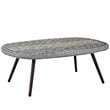 Modway Endeavor 3-Piece Rattan Patio Conversation Set in Gray