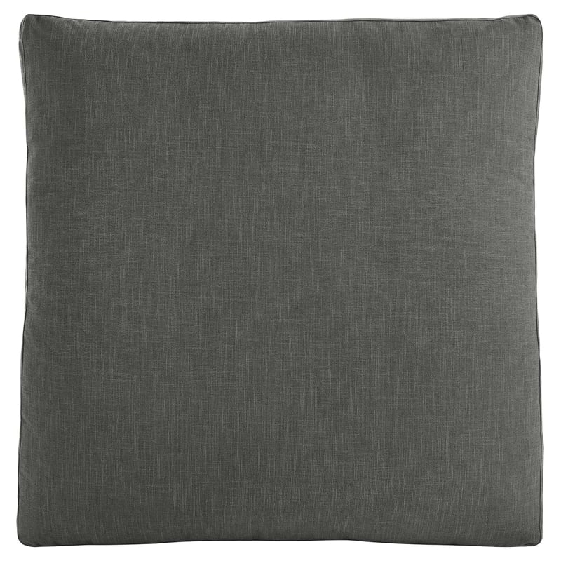 Modway Commix Modern Down Filled Overstuffed Fabric Ottoman in Gray