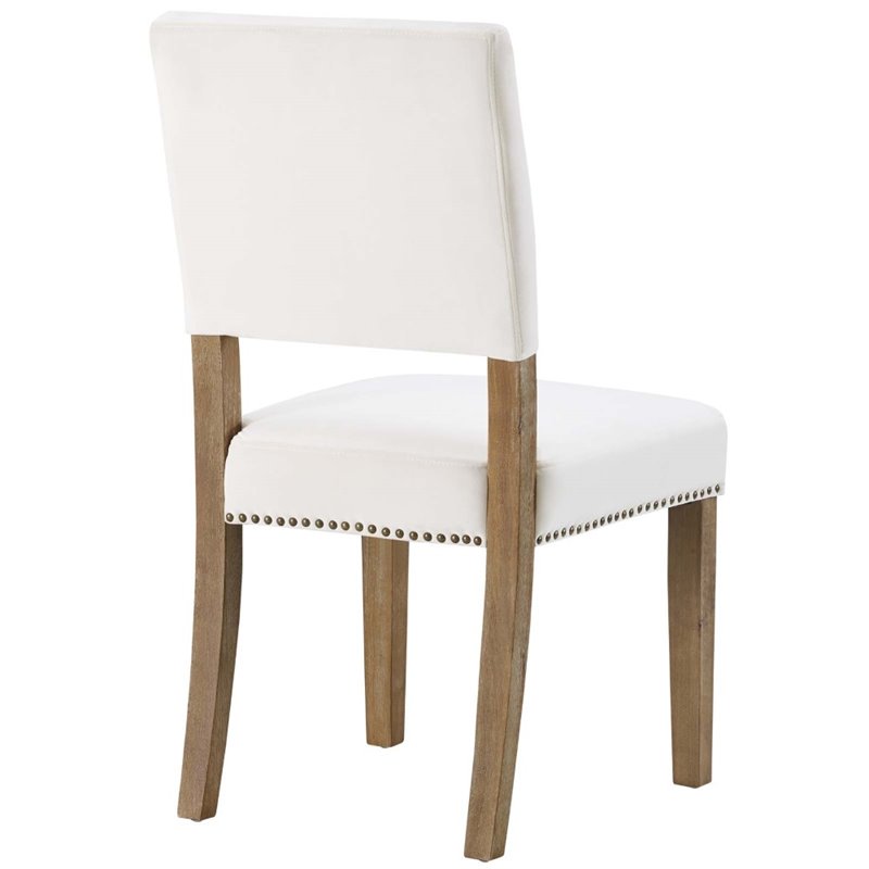 Modway Oblige Dining Chair Wood in Ivory (Set of 4) Cymax Business