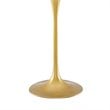Modway Drive Modern Style Pine Wood and Iron Bar Table in Black/Gold