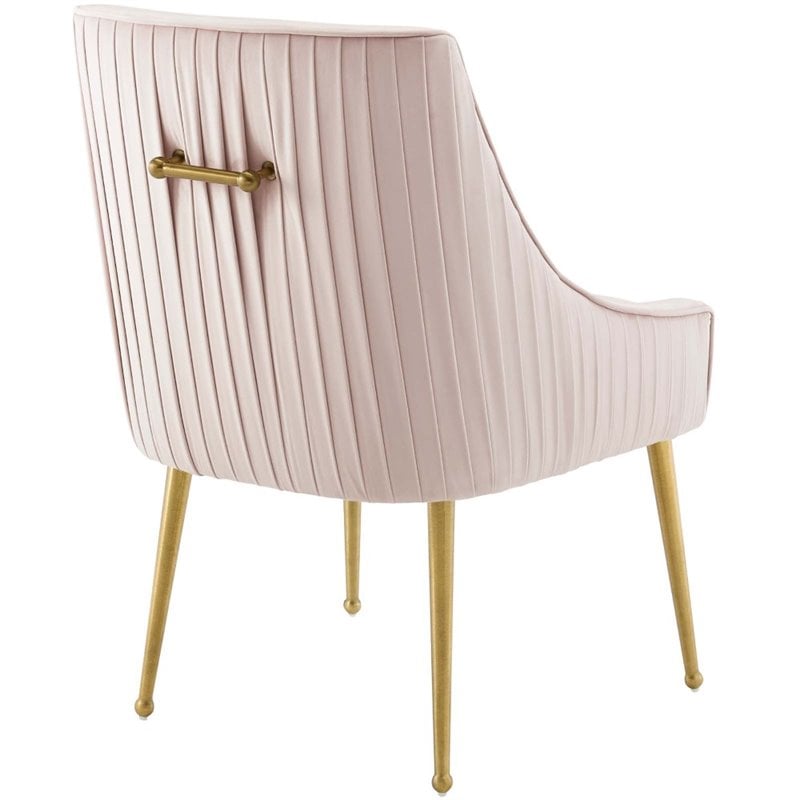 the range pleated velvet chair