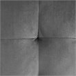 Modway Contour Tufted Cube Performance Velvet Ottoman in Gray