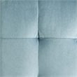 Modway Contour Tufted Cube Performance Velvet Ottoman in Light Blue