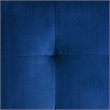 Modway Contour Tufted Cube Performance Velvet Ottoman in Navy