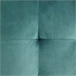 Modway Contour Tufted Cube Performance Velvet Ottoman in Teal Blue