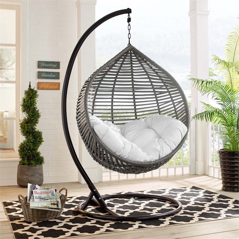 carry bird swing chair with stand