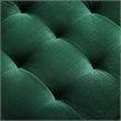 Modway Valour Modern Style Performance Velvet Sofa in Green Finish