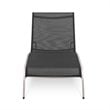 Modway Savannah Outdoor Patio Aluminum and Mesh Chaise Lounge Chair in Black