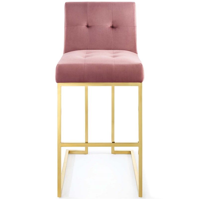 dusty pink bar stools