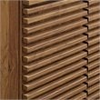 Modway Render Modern Style Wood Bathroom Vanity in Walnut and White