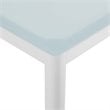 Modway Raleigh 5-Piece Aluminum Fabric Outdoor Patio Dining Set in White/Navy