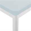 Modway Raleigh 7-Piece Aluminum Fabric Outdoor Patio Dining Set in White/Navy