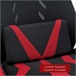 Modway Speedster Modern Mesh Fabric Gaming Computer Chair in Black/Red