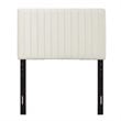Modway Keira Twin Solid Wood and Performance Velvet Headboard in Ivory