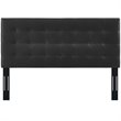 Modway Paisley Tufted Full/Queen Faux Leather Headboard in Black