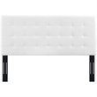 Modway Paisley Tufted Full/Queen Faux Leather Headboard in White