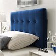 Modway Emily Twin Tufted Performance Velvet Headboard in Navy
