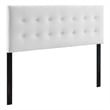 Modway Emily Full Tufted Performance Velvet Headboard in White