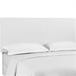 Modway Taylor Full/Queen Upholstered Faux Leather Headboard in White