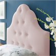 Modway Sovereign Twin Diamond Tufted Performance Velvet Headboard in Pink