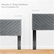 Modway Alyson Angular Velvet King/California King Headboard in Charcoal