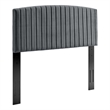 Modway Rebecca Modern Performance Velvet Twin Headboard in Charcoal