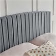 Modway Rebecca Modern Performance Velvet Full/Queen Headboard in Charcoal
