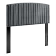 Modway Rebecca Modern Performance Velvet Full/Queen Headboard in Charcoal