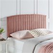 Modway Rebecca Modern Performance Velvet Full/Queen Headboard in Dusty Rose