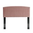 Modway Rebecca Modern Performance Velvet Full/Queen Headboard in Dusty Rose