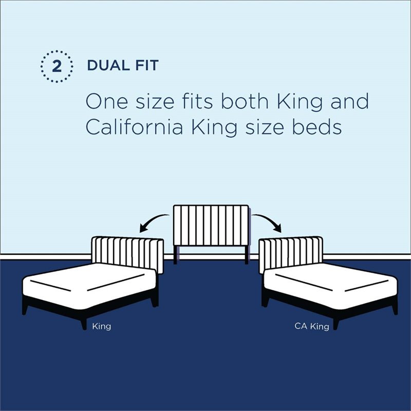 Modway Alyson Angular Velvet King/California King Headboard in White