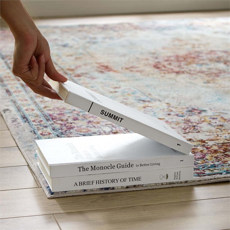 Modway Success Merritt Floral Medallion Area Rug in Multi-Color