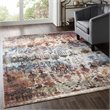 Modway Success Tahira Vintage Floral Moroccan Trellis Area Rug in Multi-Color