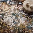 Modway Success Jayla Vintage Floral Moroccan Trellis Area Rug in Multi-Color