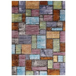 modway success nyssa abstract geometric mosaic area rug