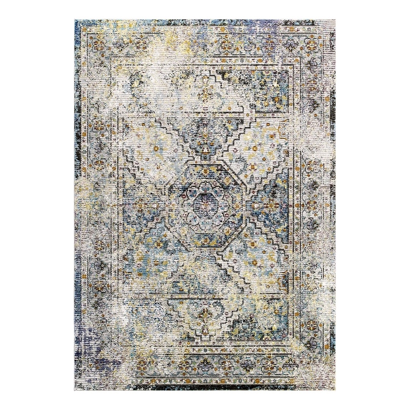 Modway Success Jacinda Floral Medallion Area Rug in Multi-Color