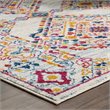 Modway Entourage Khalida Floral Lattice Area Rug in Ivory/Blue/Orange/Yellow/Red