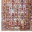 Modway Entourage Jessa Floral Lattice Area Rug in Ivory/Blue/Orange/Yellow/Red