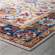 Modway Entourage Samira Vintage Floral Medallion Area Rug in Multi-Color