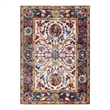 Modway Entourage Samira Vintage Floral Medallion Area Rug in Multi-Color