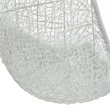 Modway Hide Fabric Outdoor Patio Swing Chair without Stand in White
