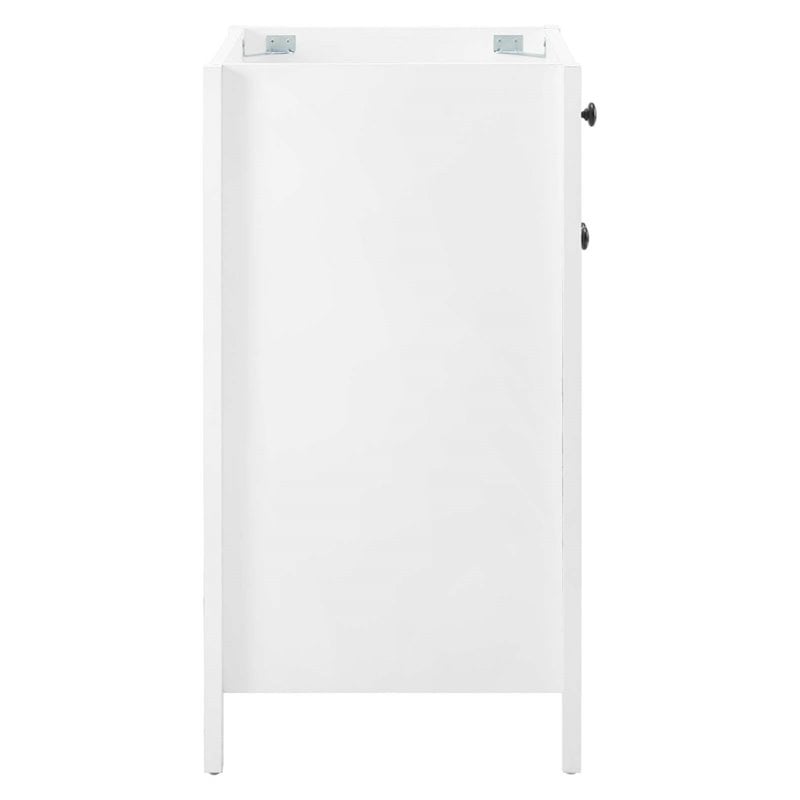 Modway Nantucket 24" Wooden Bathroom Vanity in White