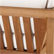 Modway Bayport Modern Solid Wood Outdoor Corner Chair in White & Natural